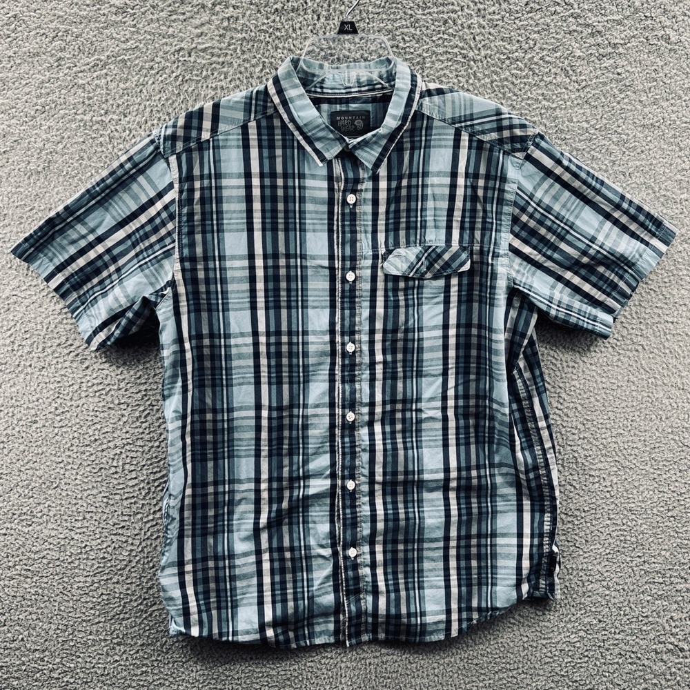 Mountain Hardwear Mens Shirt L Outdoor Hiking Camp Trail Travel Backpacking Gear